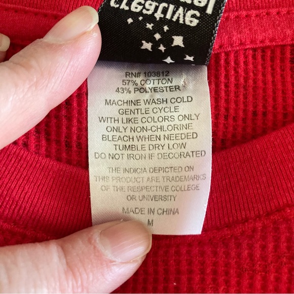 5/$15 Creative Apparel Ohio State Waffle-knit LS Tee Medium (BUNDLE ONLY) - Picture 4 of 8